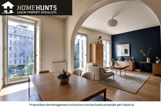Nizza - Victor Hugo : Wunderschöne 3-Zimmer-Wohnung von 125,45 m2 in einem schönen Palast dati