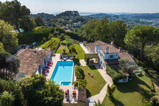 Situated at the top of a hill above the stunning and highly coveted village of Saint Paul de Vence,