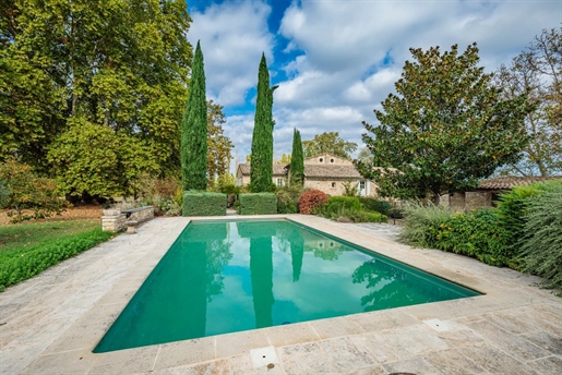 Near the superb village of Menerbes, splendid &quot Mas&quot (Provence old farmhouse) of late 18th c