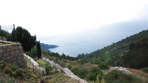 Sea view plot of land ready for your new home to be built on, in the stunning area of Eze 

