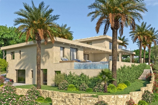 Sainte-Maxime villa for sale. Exclusively, beautiful sea view for this magnificent new contemporary