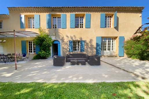A wonderful 19th century country house near Aix-en-Provence, magnificently restored with respect for