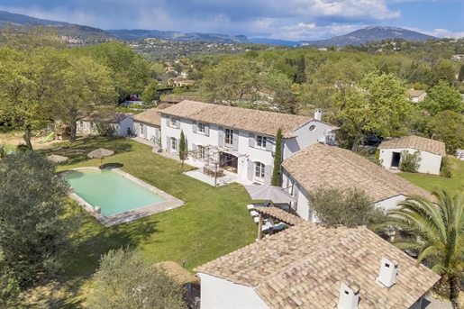 Near Valbonne: joint sole agent, residential area, beautiful property south facing in a peaceful loc