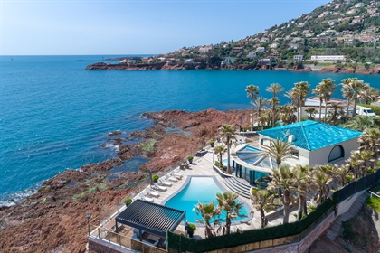 An exceptional waterfront property in Anthor, on Corniche d& 039 Or, between Cannes and Saint-Raphae