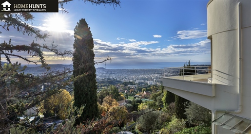 Nice Gairaut : Magnifique villa d’architecte des années 1950 et 039 de 160m2 bénéficiant d’une belle