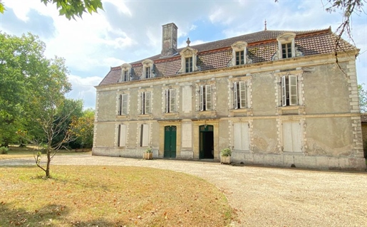 Gracious Napleon Iii Chateau, packed with original features, on a private 12 hectare estate.
