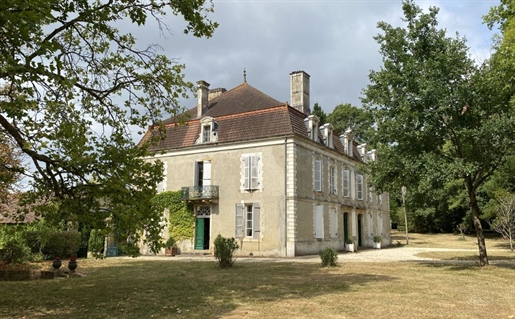 Gracious Napleon Iii Chateau, packed with original features, on a private 12 hectare estate.
