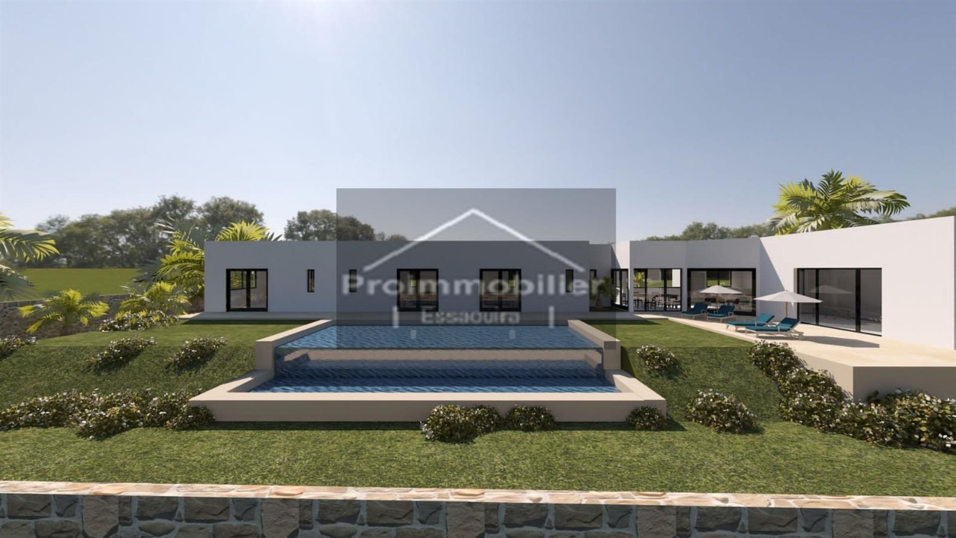24-01-04-Vv Belle villa contemporaine à vendre à Essaouira de 200 m² terrain 1200 m² en construction