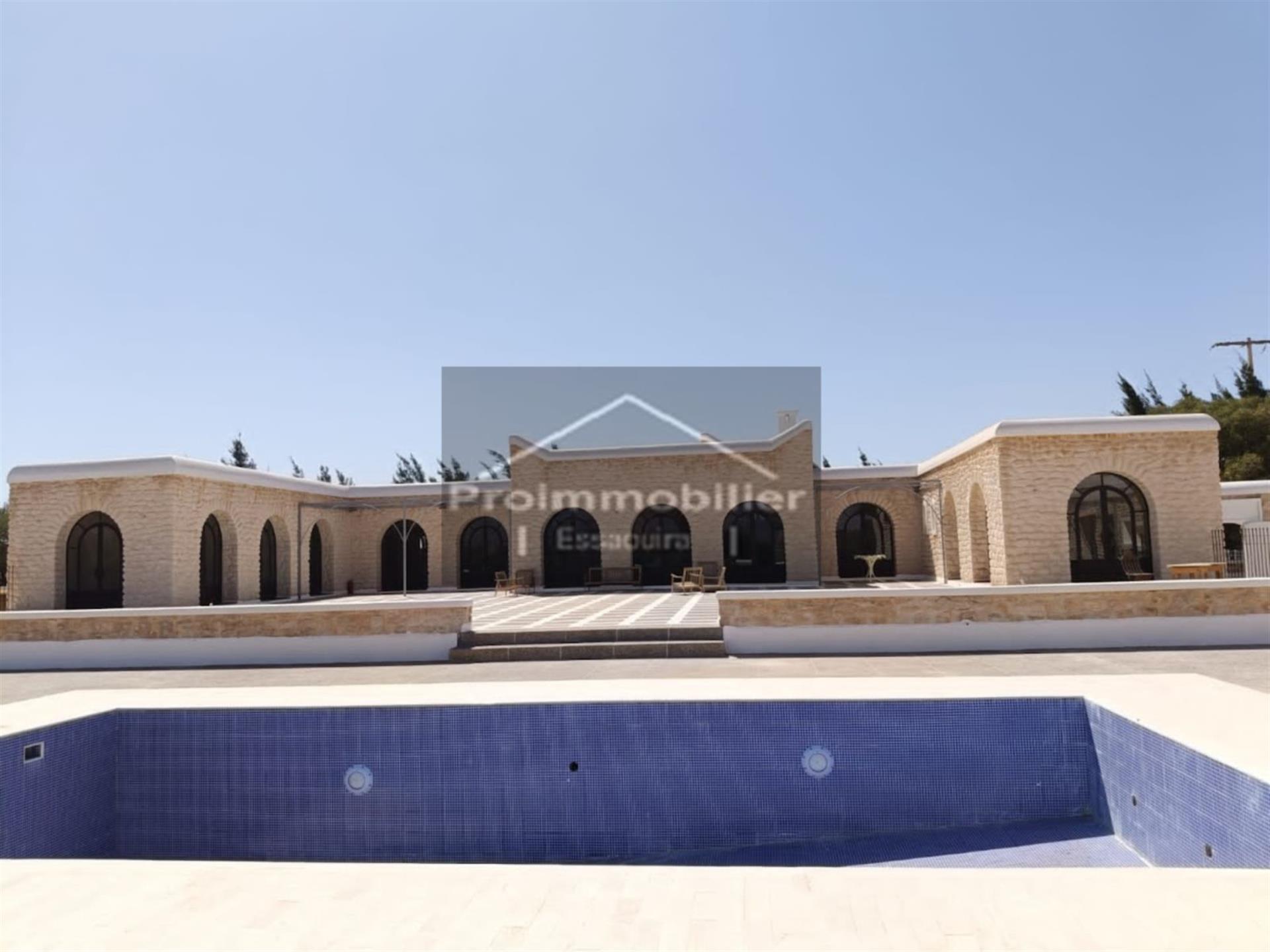 24-05-15-Vm Beautiful New House of 380 m²for sale in Essaouira Garden of 7000 m² Without Avna