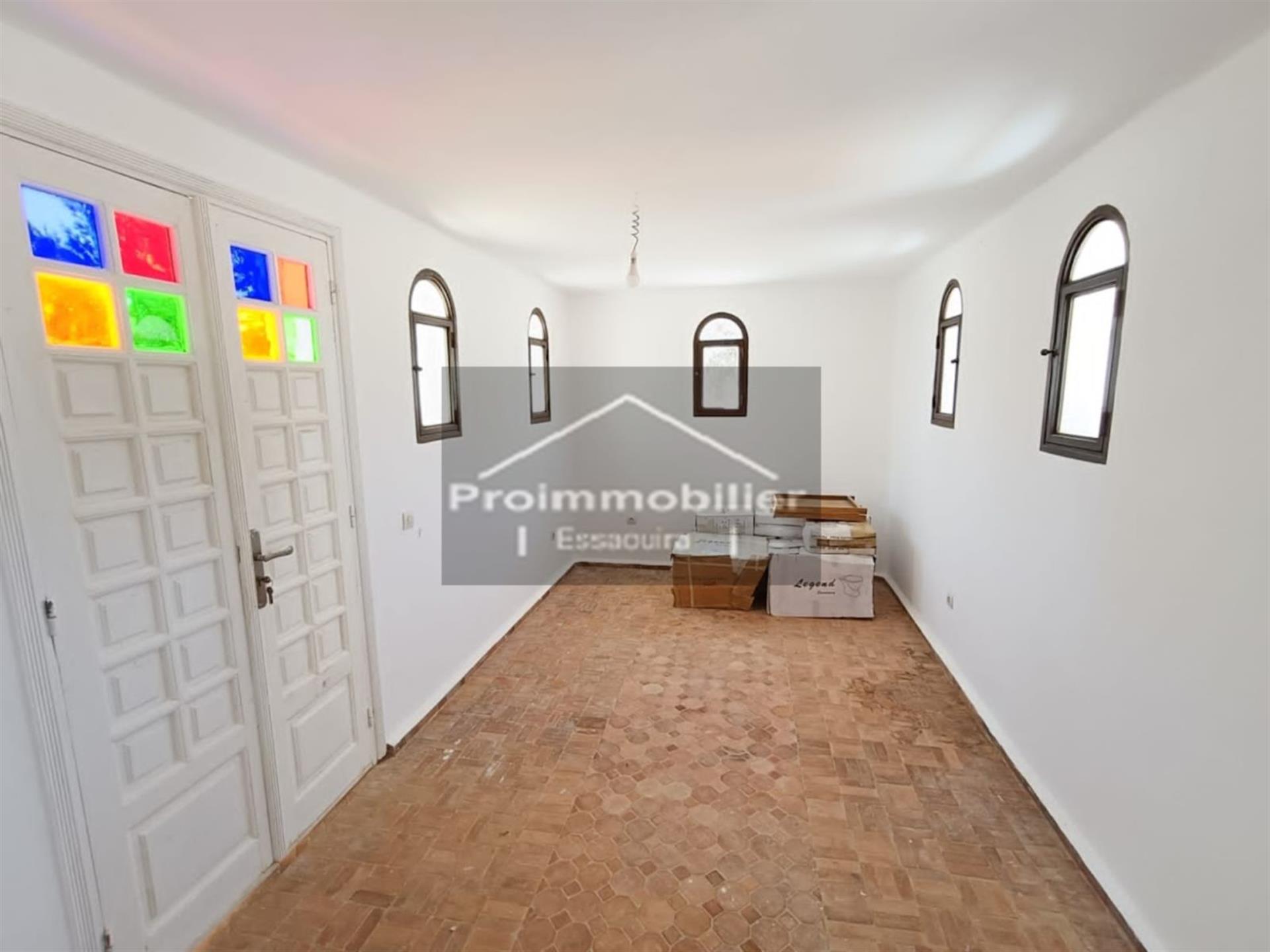 24-05-16-Vm Mooi nieuw huis van 260 m²te koop in Essaouira Tuin van 5000 m² Zonder Avna