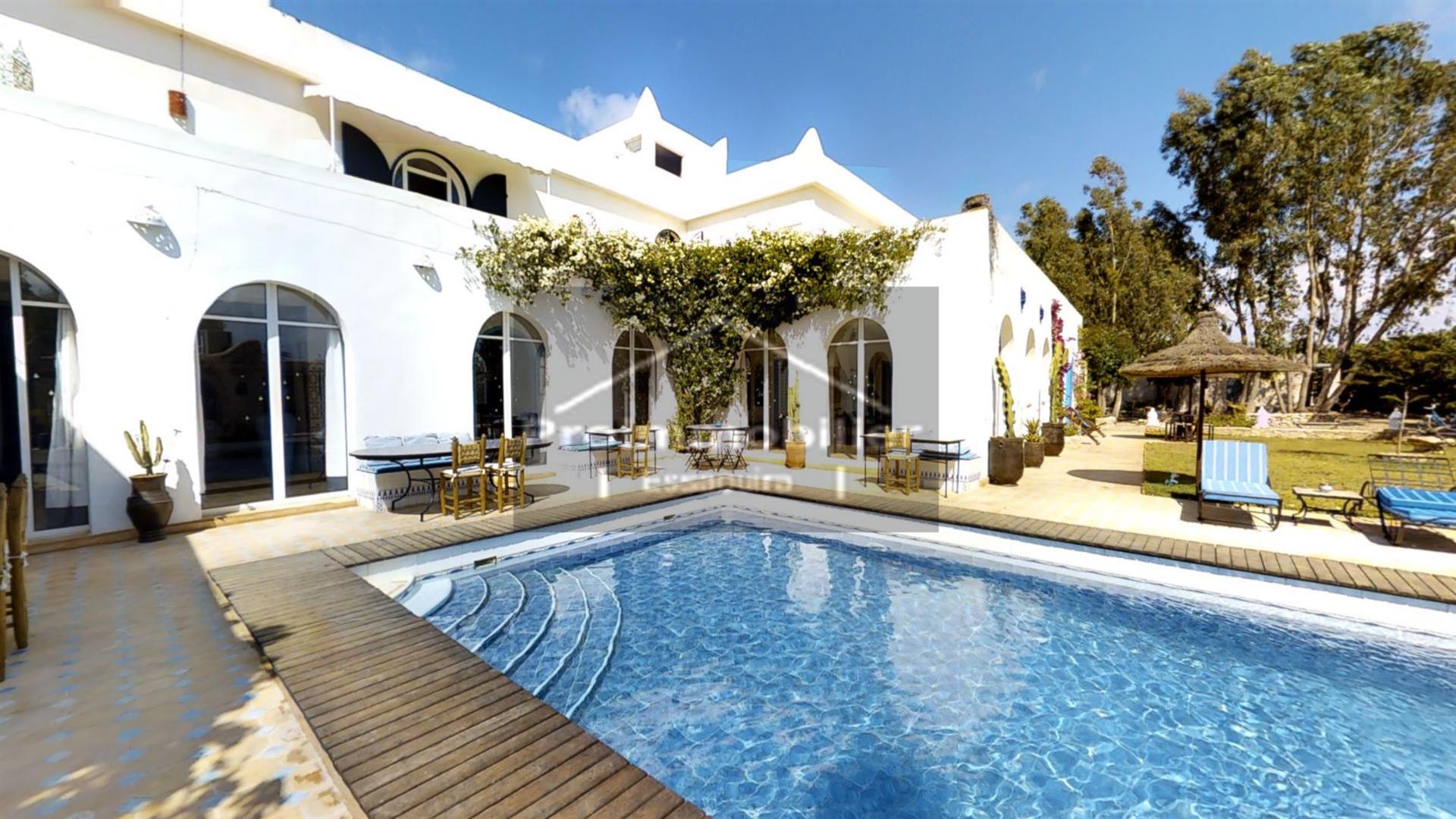 24-04-03-Vmh Belle Maison d'Hôtes de 750 m²à vendre à Essaouira Jardin 4989m²