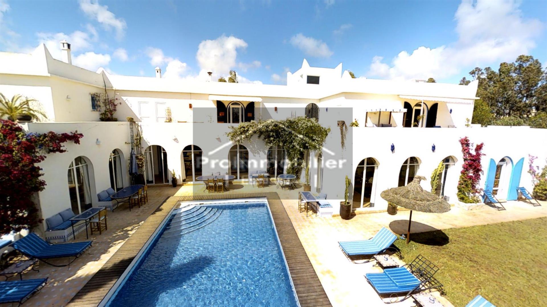 24-04-03-Vmh Belle Maison d'Hôtes de 750 m²à vendre à Essaouira Jardin 4989m²