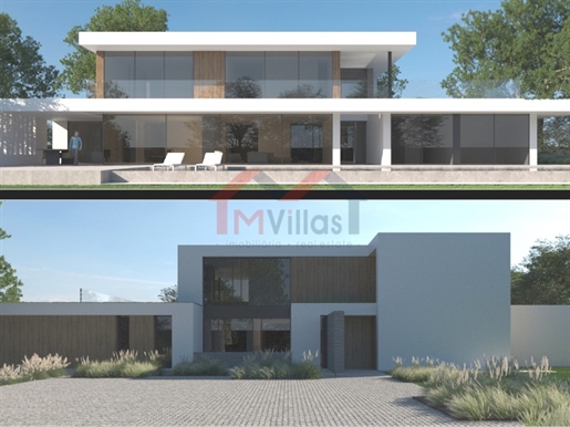 Plot with approved project for construction of villa with sea view - Almancil