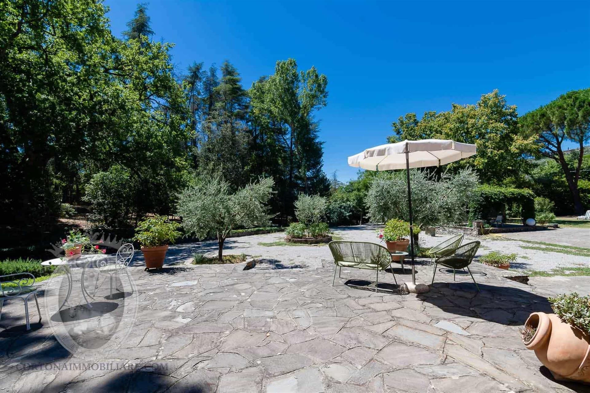 Typical stone farmhouse in Cortona