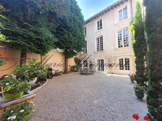 Avignon historical center, charming private mansion with courtyard and pool