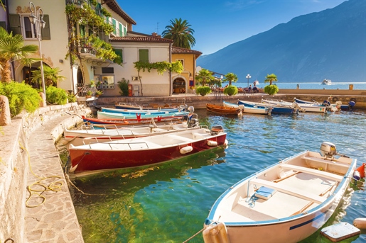 Lake Iseo - Brand New Villa Directly on the Lakefront With Swimming Pool and Boat Harbour