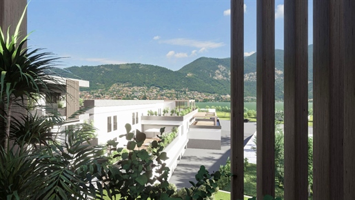 Paratico - New Build - Second Floor Apartment With Terrace And Lake Views