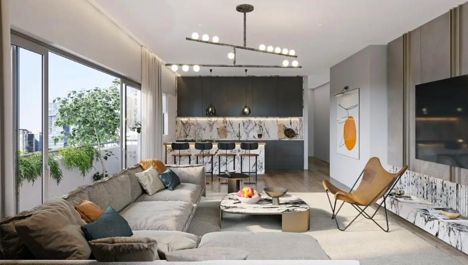 One of a kind bauhaus penthouse near Shenkin & Rothschild