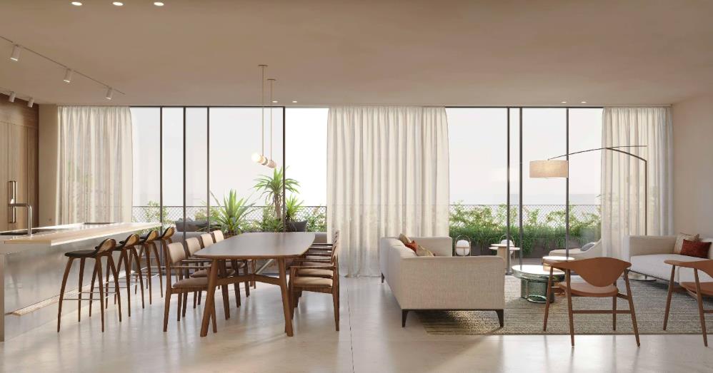 One of a kind bauhaus penthouse near Shenkin & Rothschild