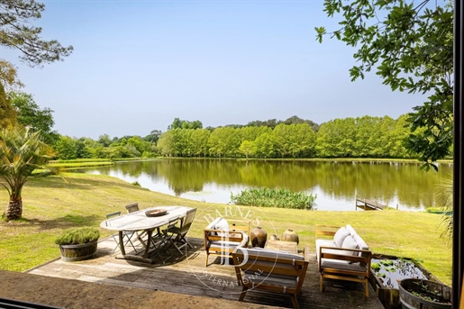 Angresse, Exclusive 20-Hectare Estate With A Private Lake