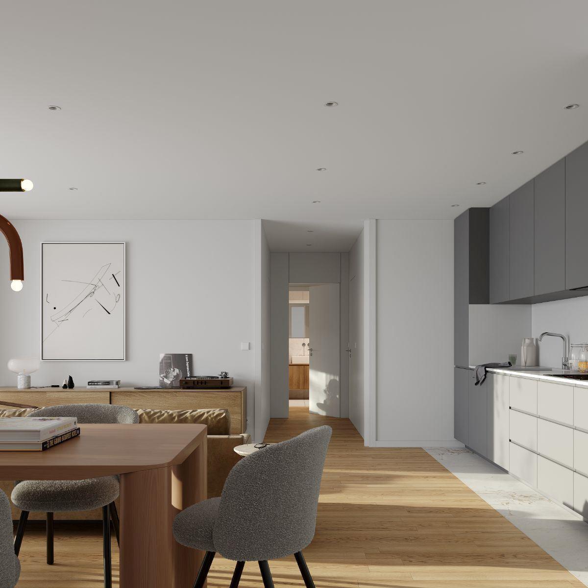 T3 Duplex com Varanda em Serralves