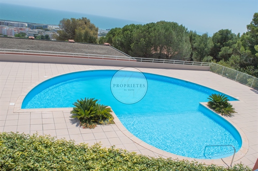 Sète, mont saint Clair south, 4-room apartment with panoramic sea view,