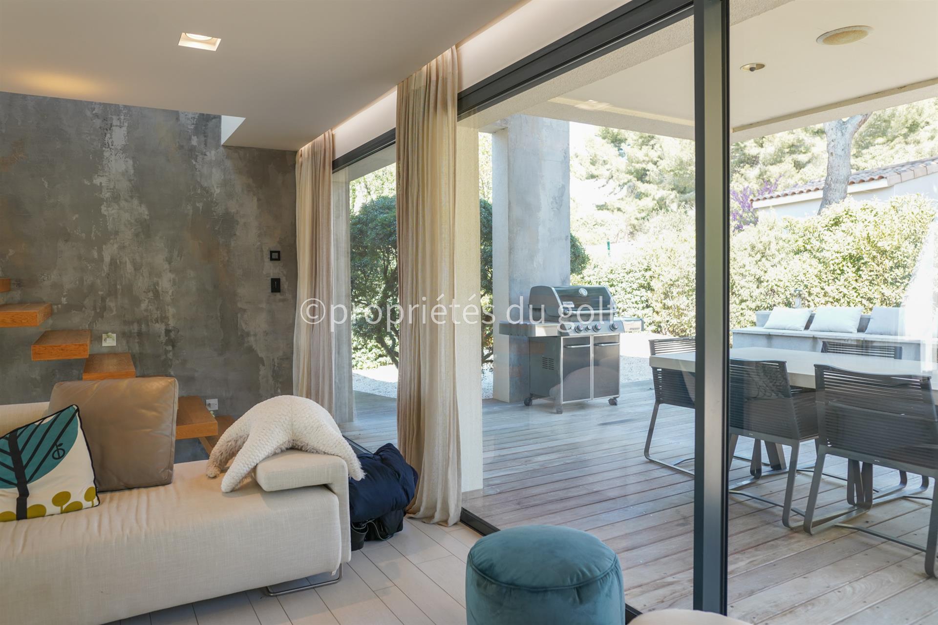 Sète, bas Saint Clair sur, lujosa villa contemporánea de 8 habitaciones,