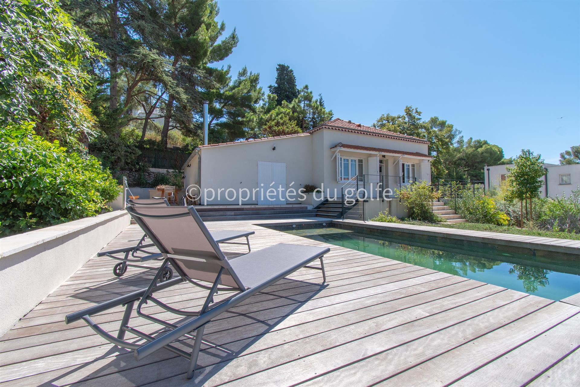 Sète, bas saint clair sur, encantadora propiedad con piscina,