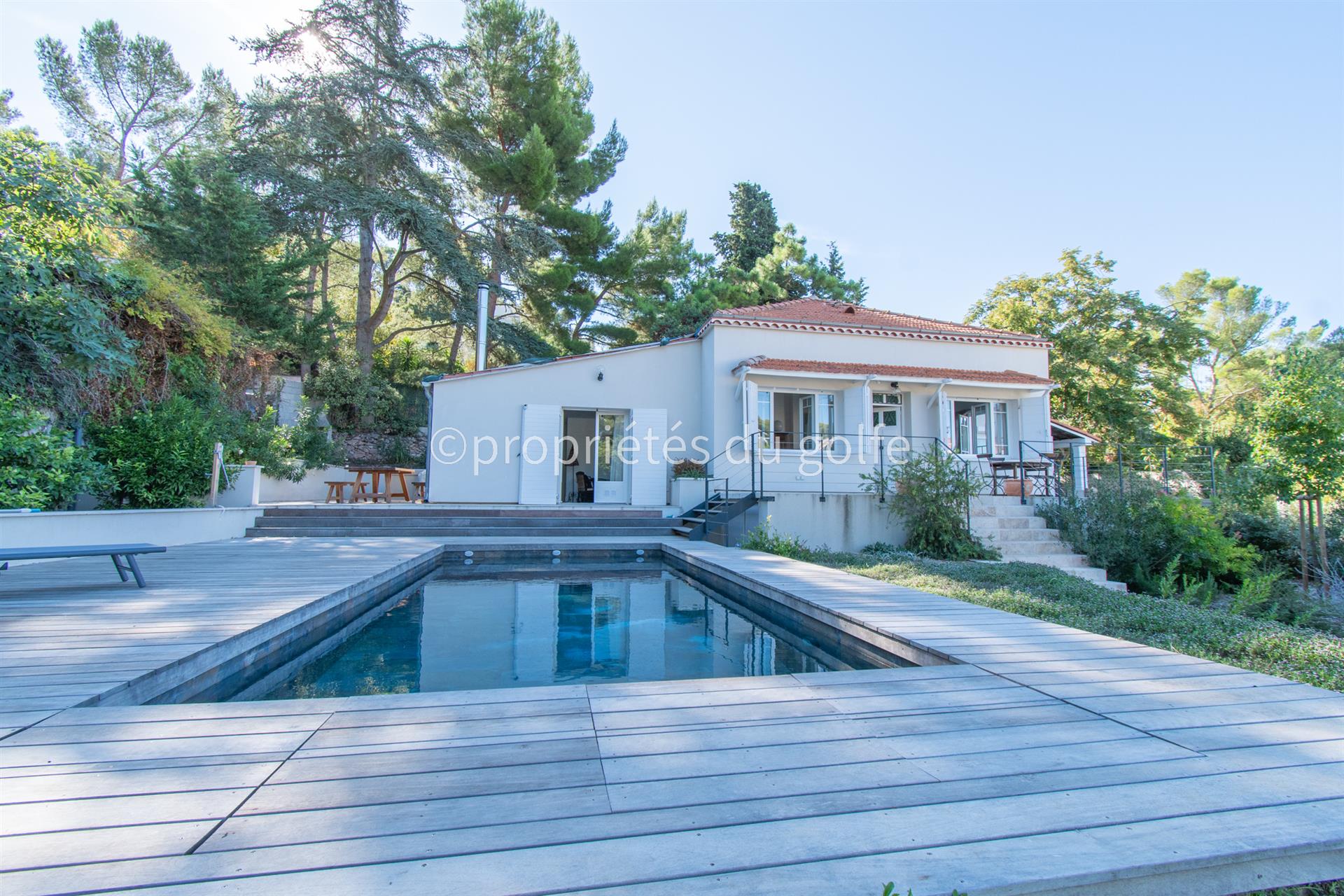 Sète, bas saint clair sur, encantadora propiedad con piscina,