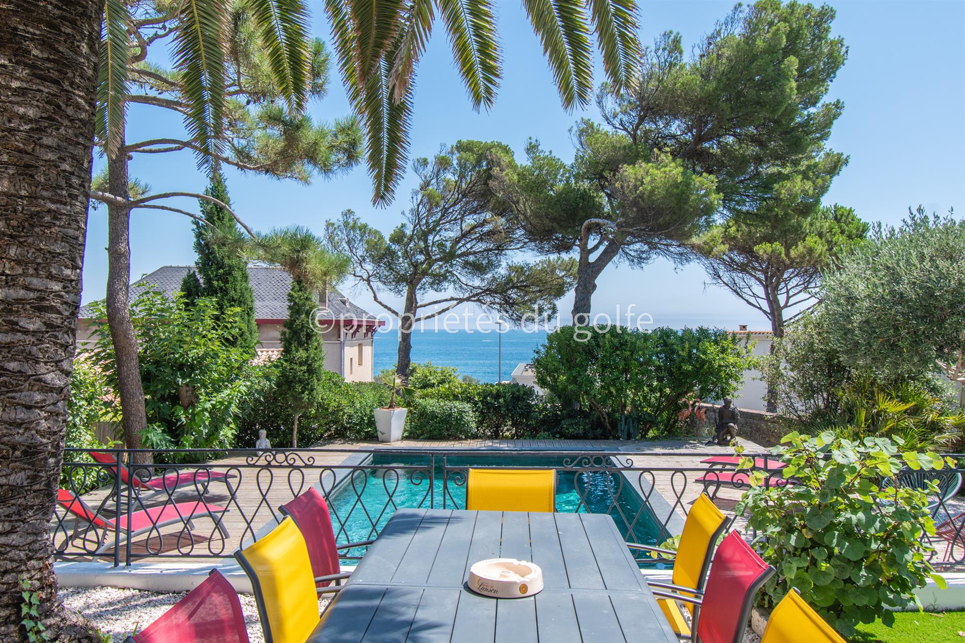 Sète, bajo Saint Clair sur, encantadora villa con vistas al mar,