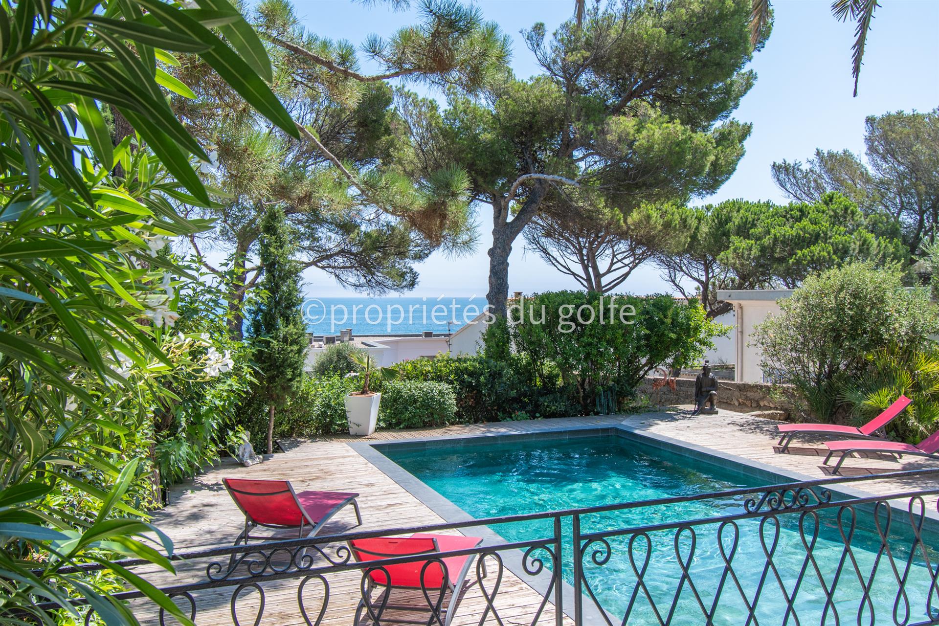 Sète, bajo Saint Clair sur, encantadora villa con vistas al mar,