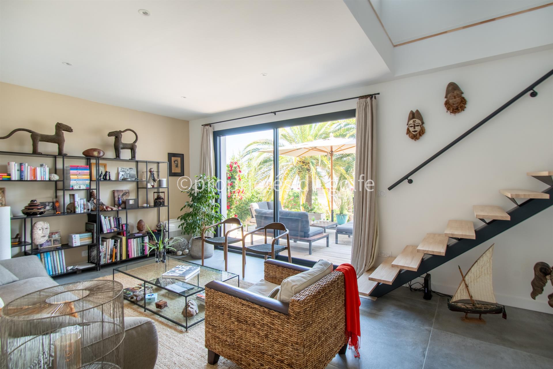 Sète, bajo Saint Clair sur, encantadora villa con vistas al mar,