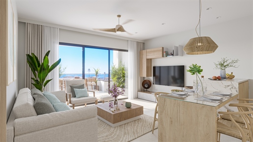 Appartements de nouvelle construction en première ligne sur la plage de Lo Pagan