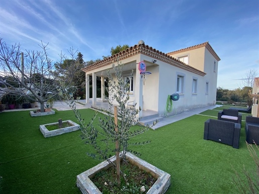Recent villa with swimming pool and garage