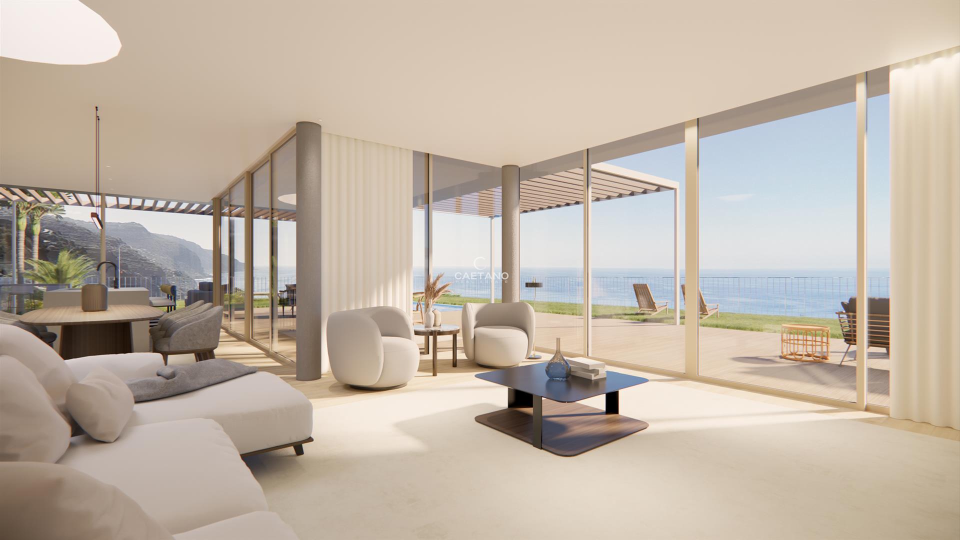 Villa exclusive en bord de mer 3 chambres - Basse altitude - Vue imprenable sur l’océan