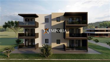 Appartement avec terrasse sur le toit à Murvica près de Zadar, nouveau bâtiment, 74,14 m2