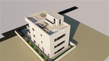 Apartment in new building, 1st floor, 58 m from sea and sea view, Vir