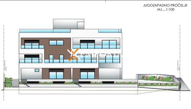 Penthouse in new building, garage, 2nd floor – 142.08 m2, Diklo – Zadar