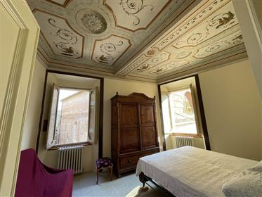 Smal apartment with frescoes