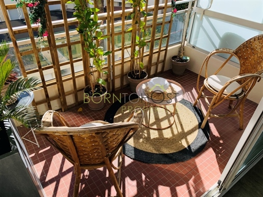 Cannes Palm Beach area, two-room apartment with terrace