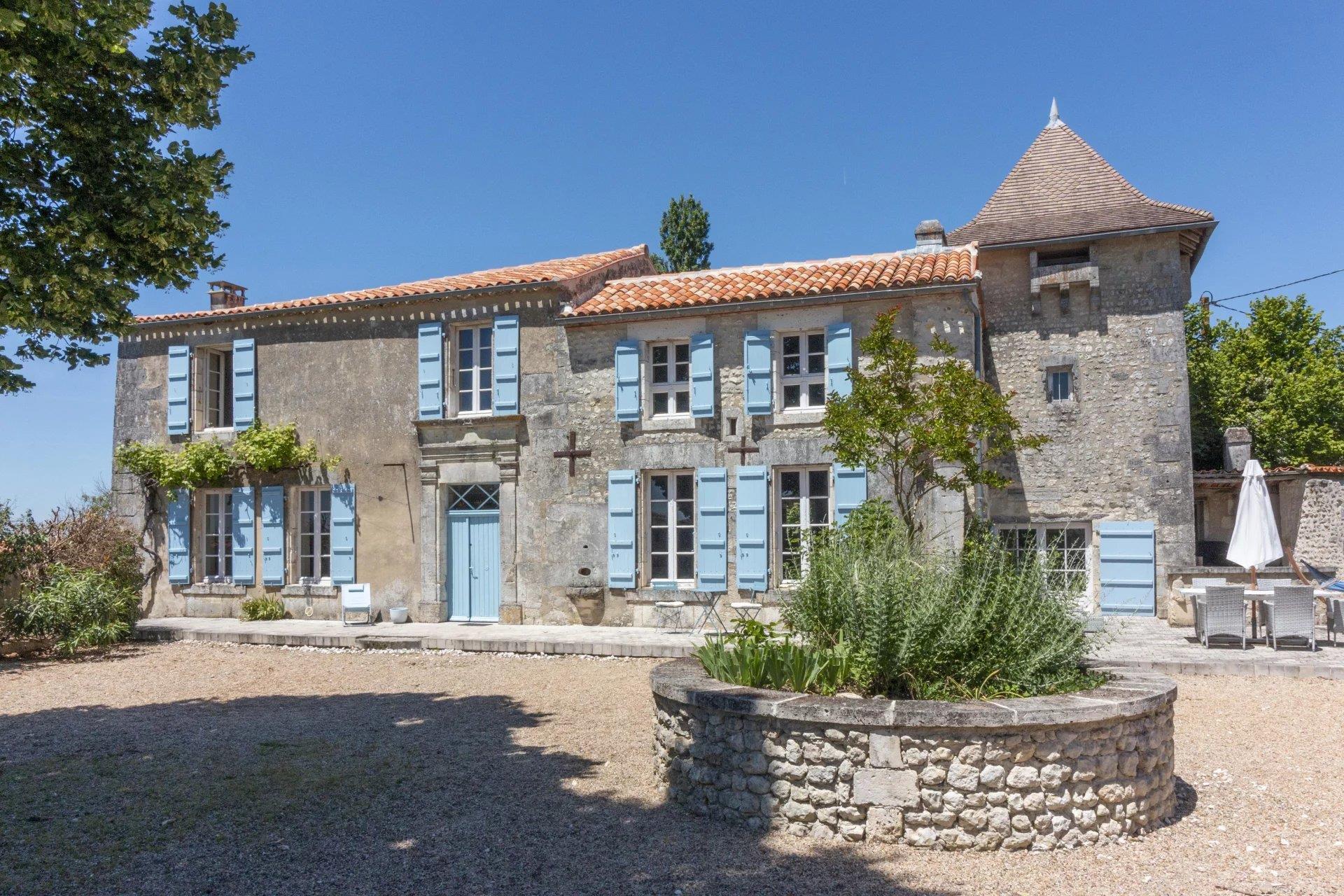 Beautiful logis with pool, guest cottage and superb vineyard views
