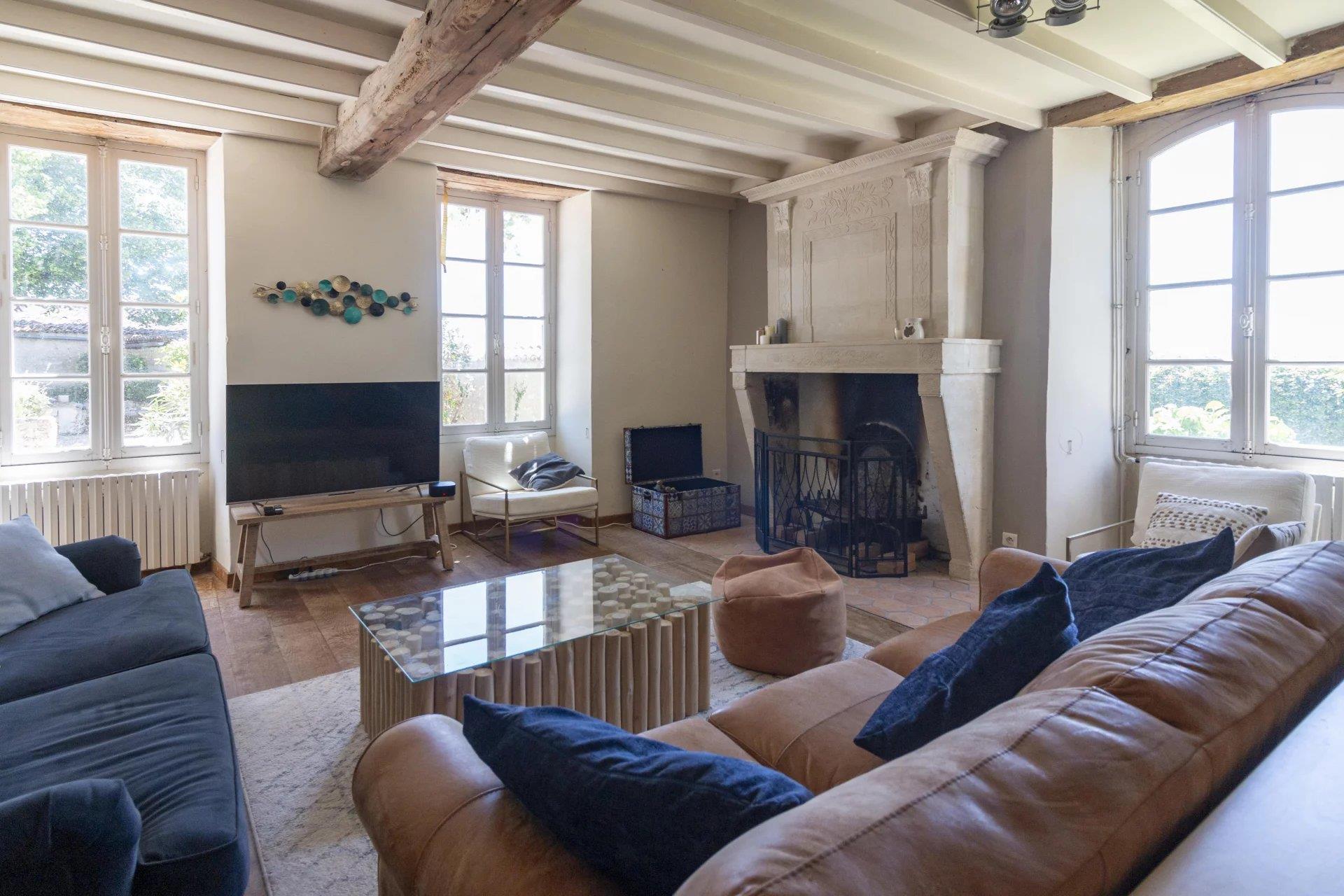Beautiful logis with pool, guest cottage and superb vineyard views