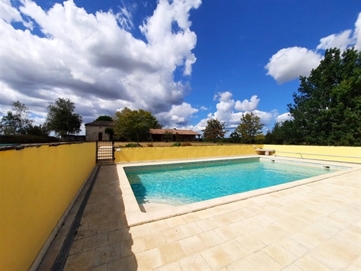 Lovely stone property with guest house and swimming pool