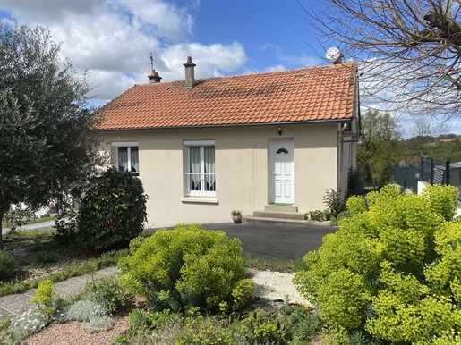 A pleasant three bedroom house with a magnificient view on the Limousin countryside