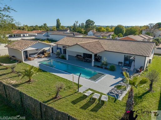 Bergerac: New house, 193m2 living space with swimming pool