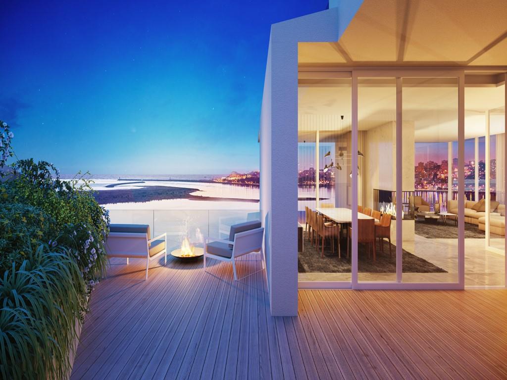 Ocean and River front plot for house and at the mouth of the Douro Vila Nova de Gaia