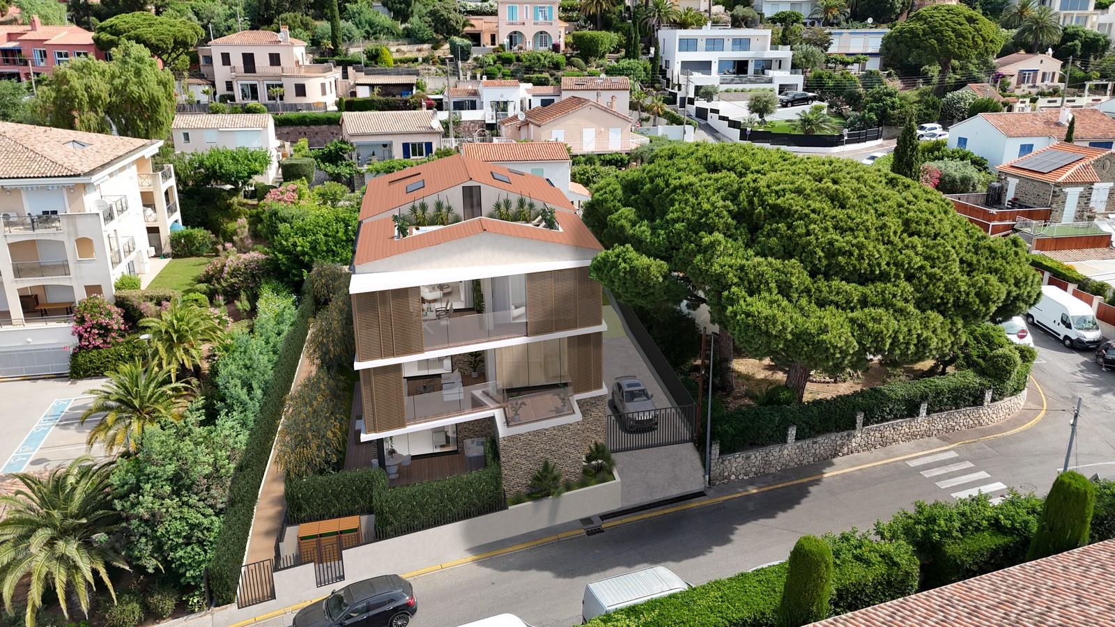 New T4 penthouse apartment with sea view