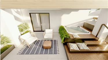 Vue Panoramique  Appartements de luxe avec deux chambres , terrasse et piscine privée
