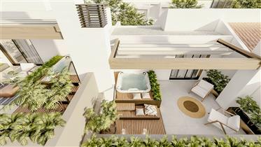 Panoramic View  Luxury two bedroom flats with terrace and private pool