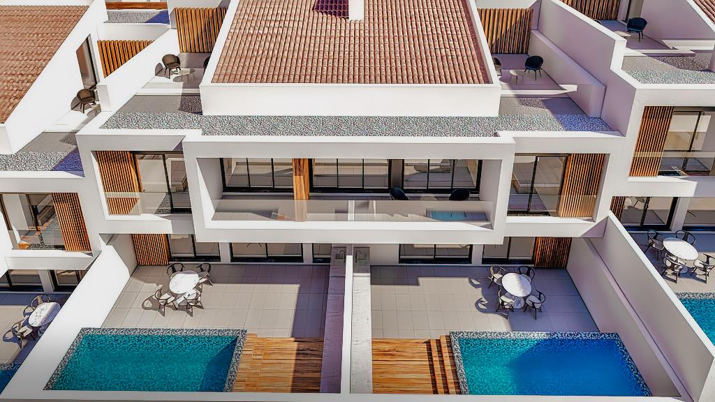 Piscine privée, appartement 2 chambres avec terrasse libre en juillet 2024